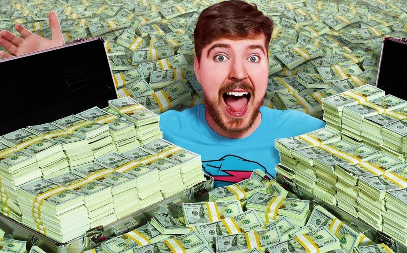 MR BEAST Y SU GRAN FORTUNA QUE AYUDA A MILES DE PERSONAS